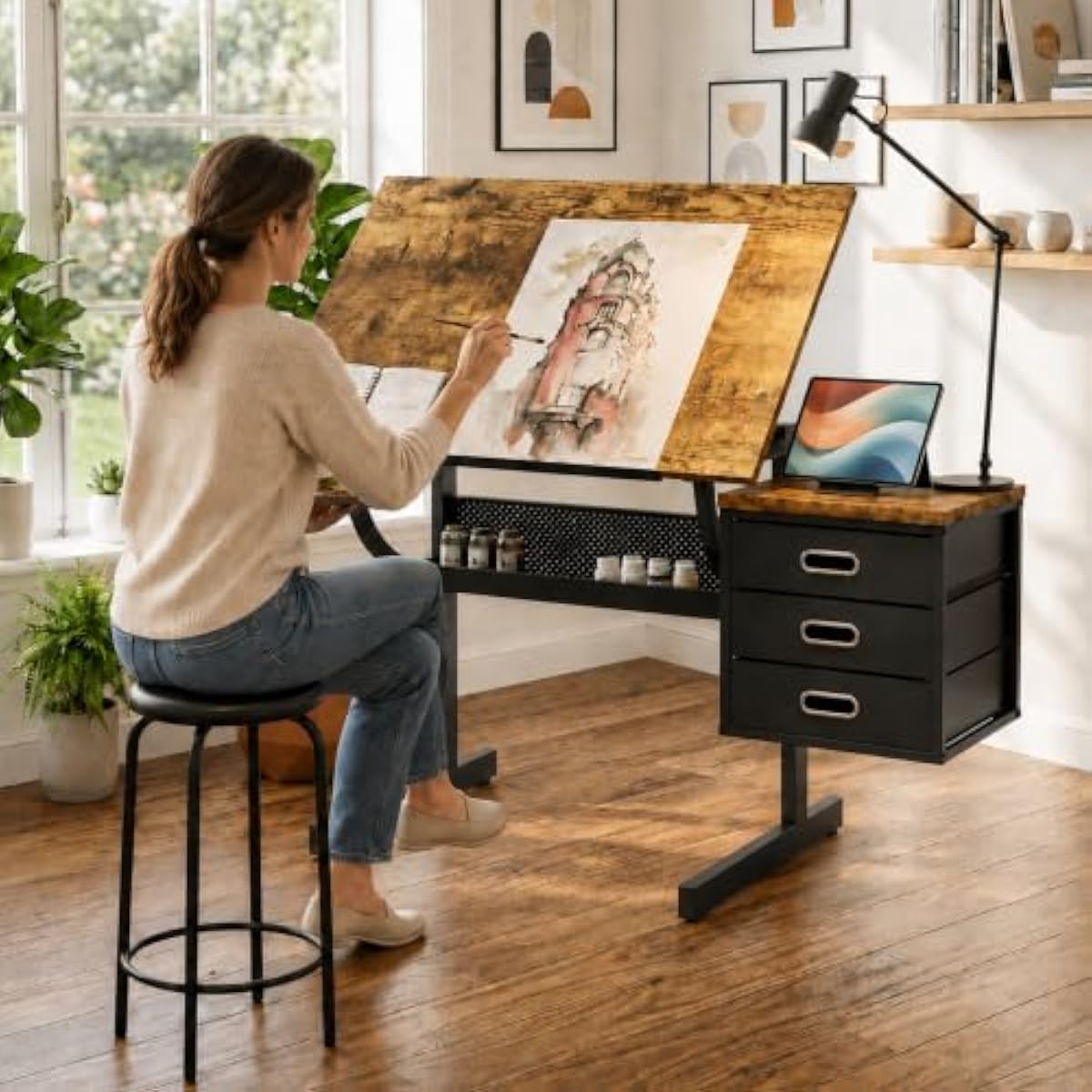 Adjustable Drafting Desk with  - огляд і ціна Tops
