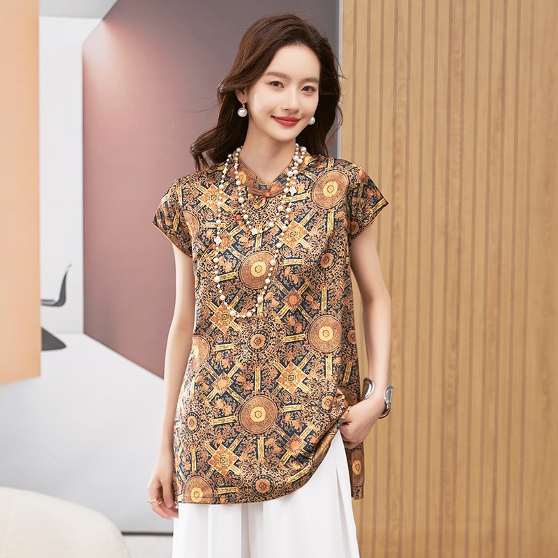 Women's Blouse Short Sleeve Ro - огляд і ціна Blouses