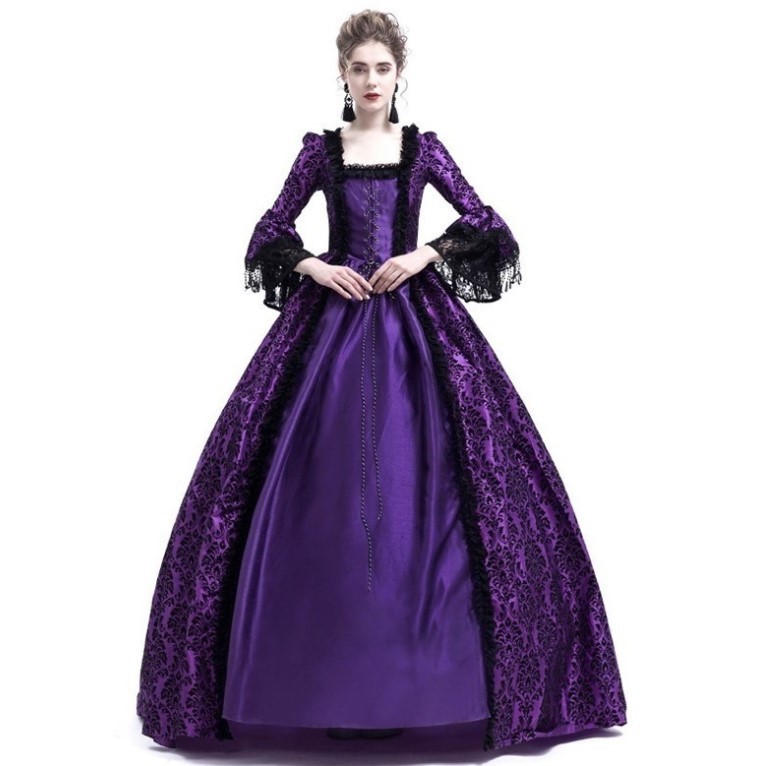 Patchwork Flared Sleeve Dress  - огляд і ціна Dresses
