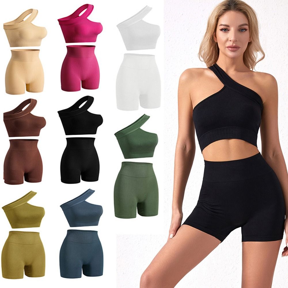 2Pcs Reusable Seamless Women W - огляд і ціна Seamless Ribbed Workout Tank Top