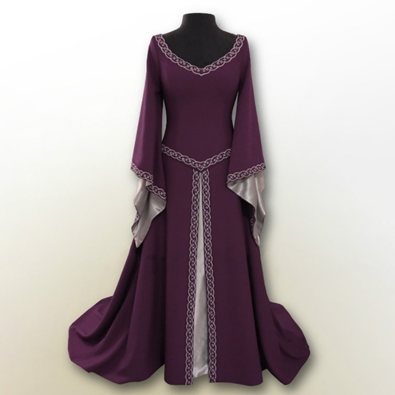 Long Sleeve Round Neck Mid Len - огляд і ціна Dresses