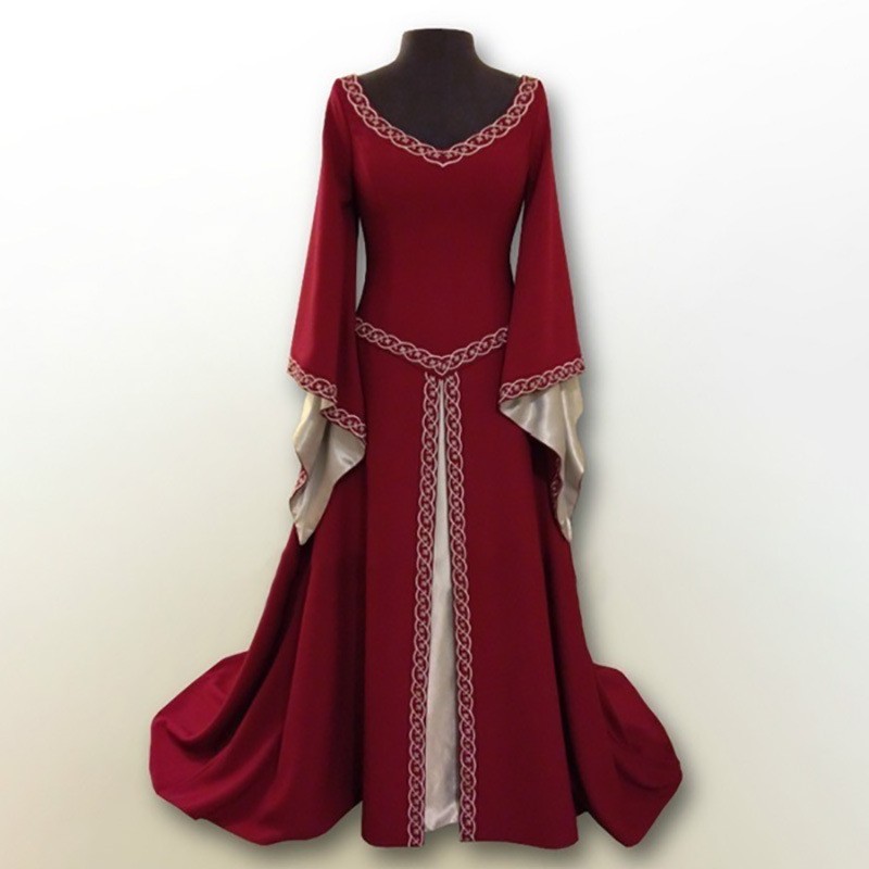 Long Sleeve Round Neck Mid Len - огляд і ціна Dresses