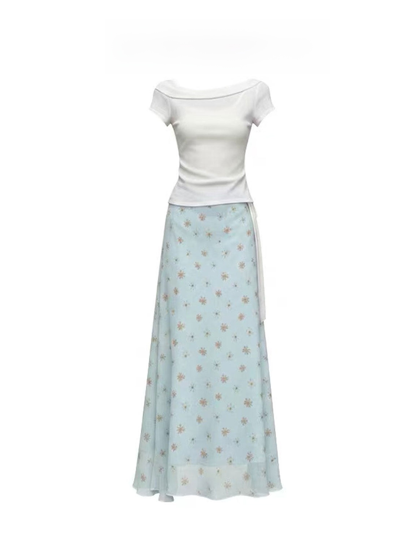 Korean Design A-Line Fish Tail - огляд і ціна Korean Style A Line Shirt Dress