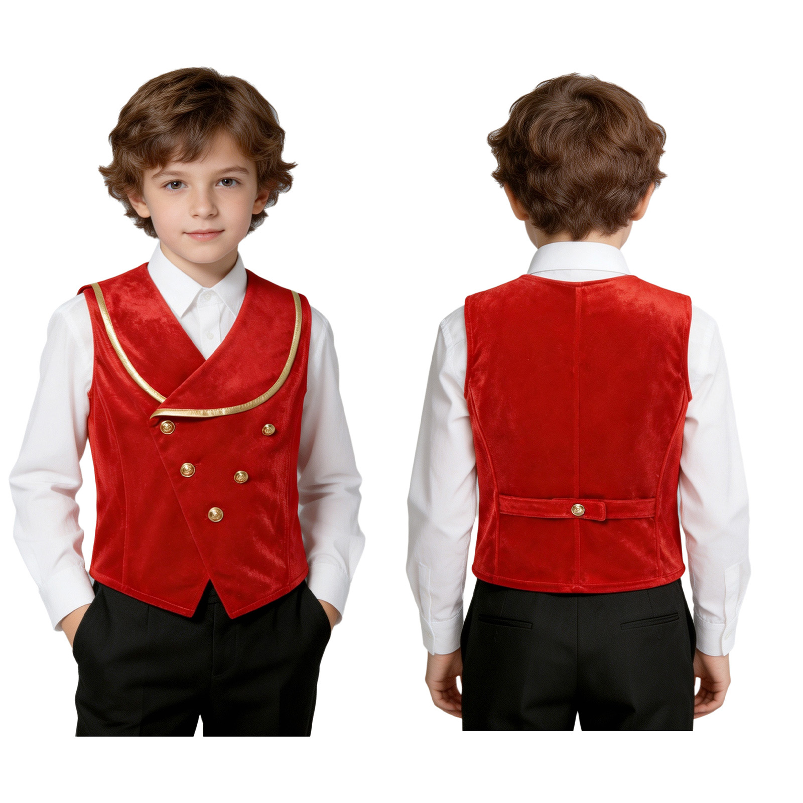 Kids Boys Medieval Velvet Vest - огляд і ціна Dresses