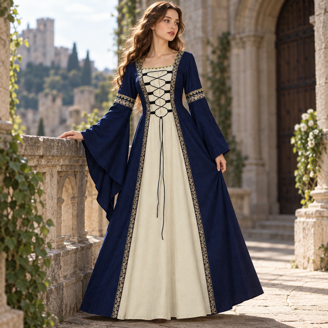 Bell Sleeve Long Sleeve a Line - огляд і ціна Dresses