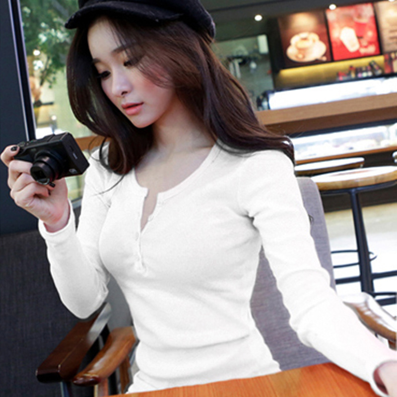 2026 autumn women's button rib - огляд і ціна Blouses