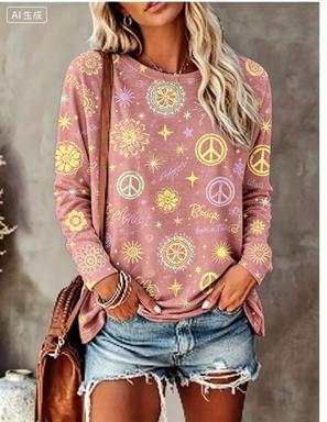 Women Long Sleeve T‑Shirt Hipp - огляд і ціна Blouses