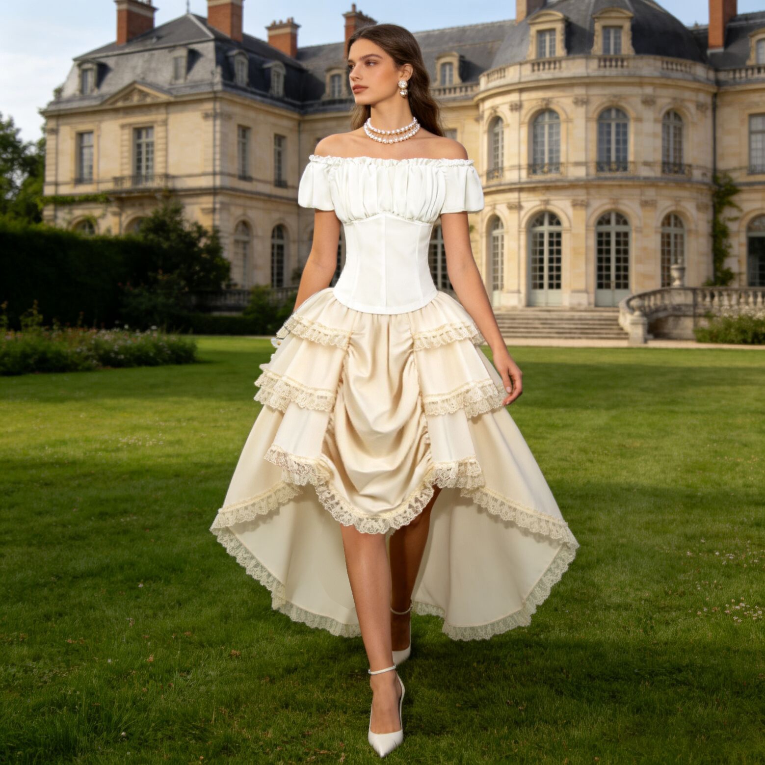 Renaissance Asymmetrical Hem S - огляд і ціна Skirts
