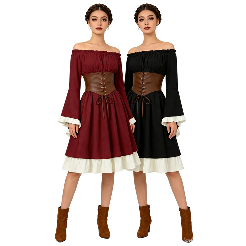 Medieval Renaissance Midi Dres - огляд і ціна Dresses